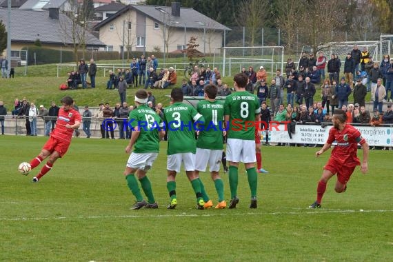 Landesliga Rhein Neckar FC Zuzenhausen gegen SG Wiesenbach 28.03.2015 (© Siegfried)